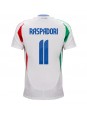 Billige Italia Giacomo Raspadori #11 Bortedrakt EM 2024 Kortermet